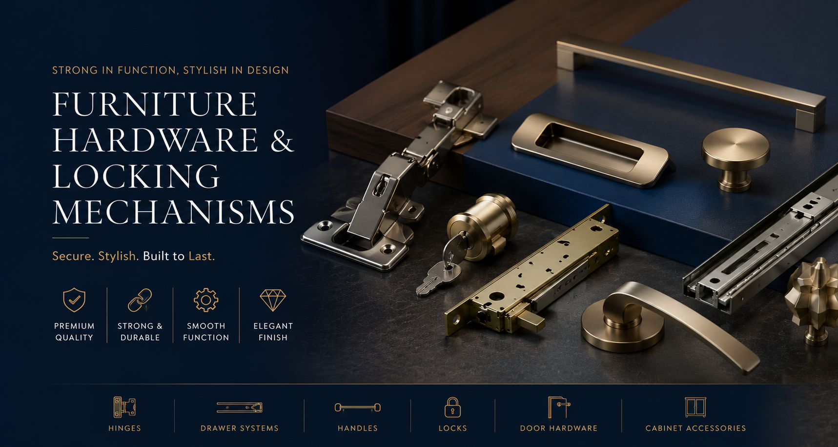 Furniture Hardware & Locking Mechanism