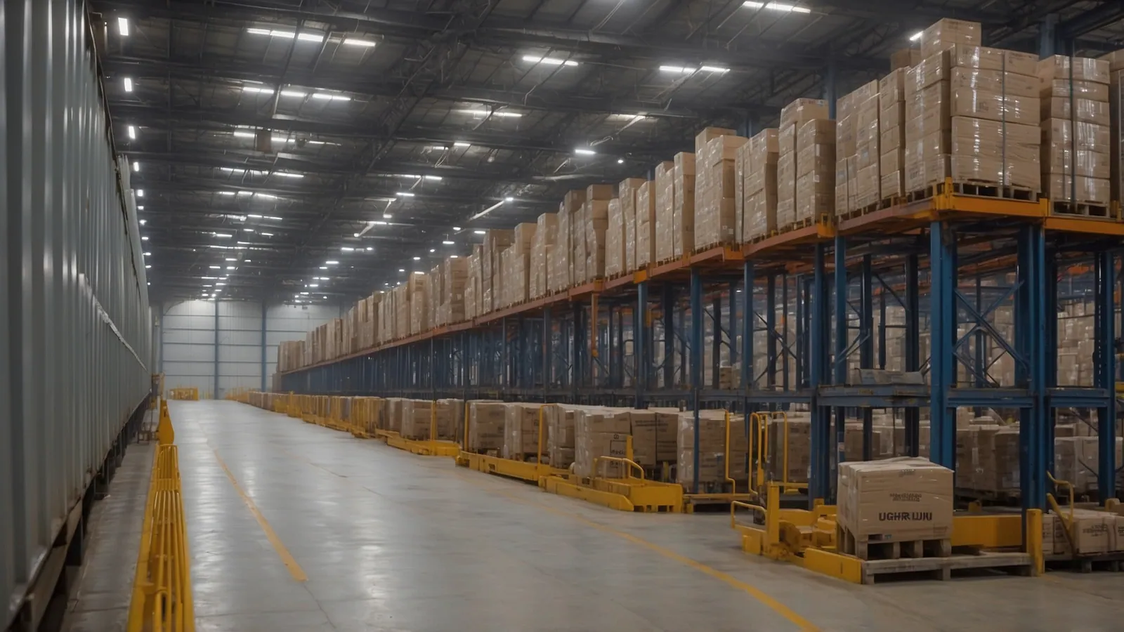 Mixed-category consolidation warehouse for full-container loads