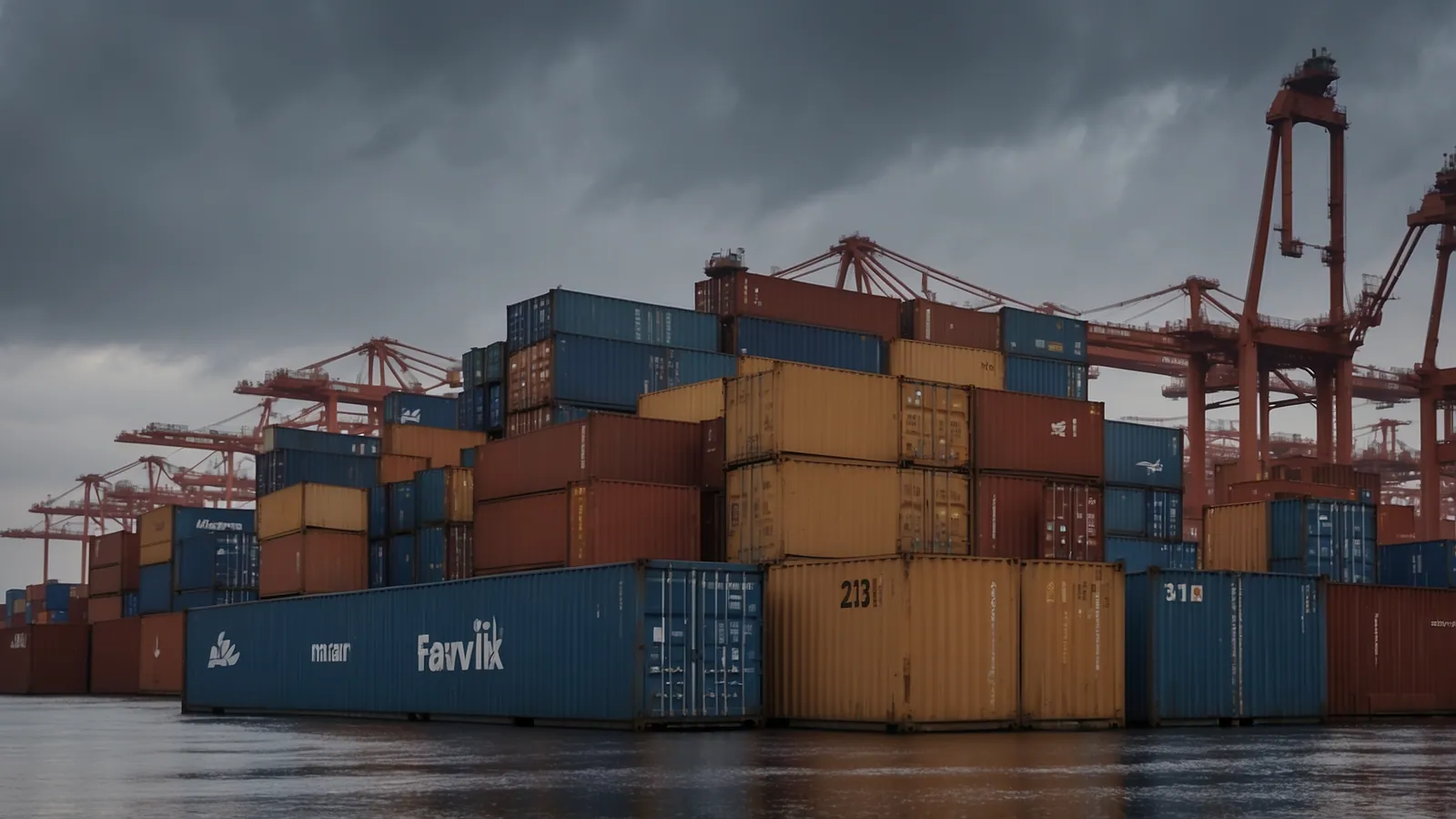 Container loading at Mundra port