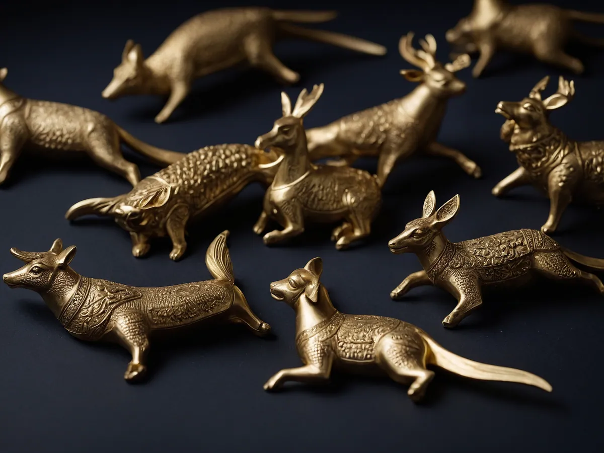 Decorative brass animals — Brassware for export, Balaji Udhyog