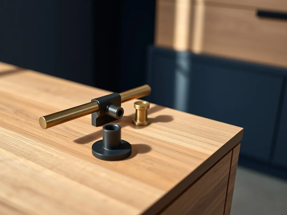 Furniture Hardware styled in a premium interior setting