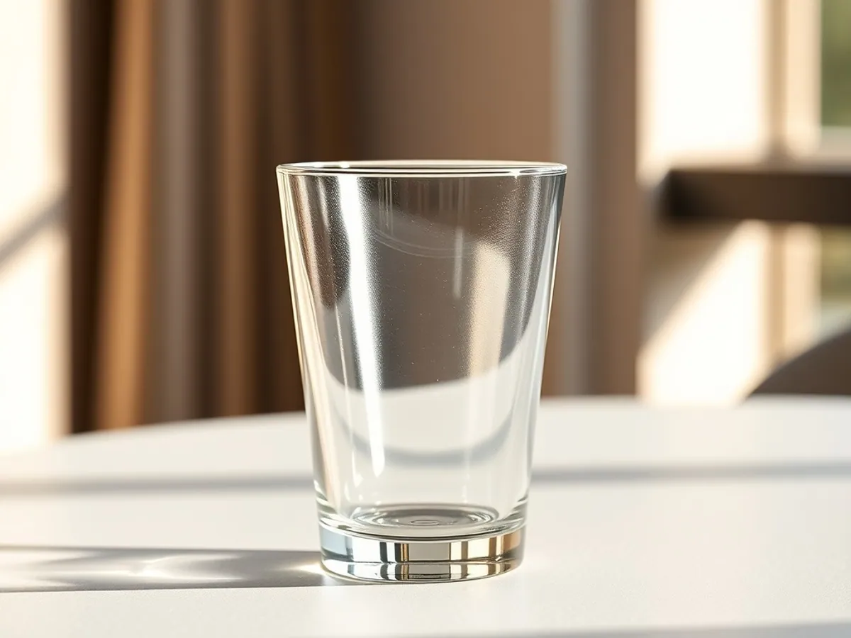 Glassware — close-up craftsmanship detail