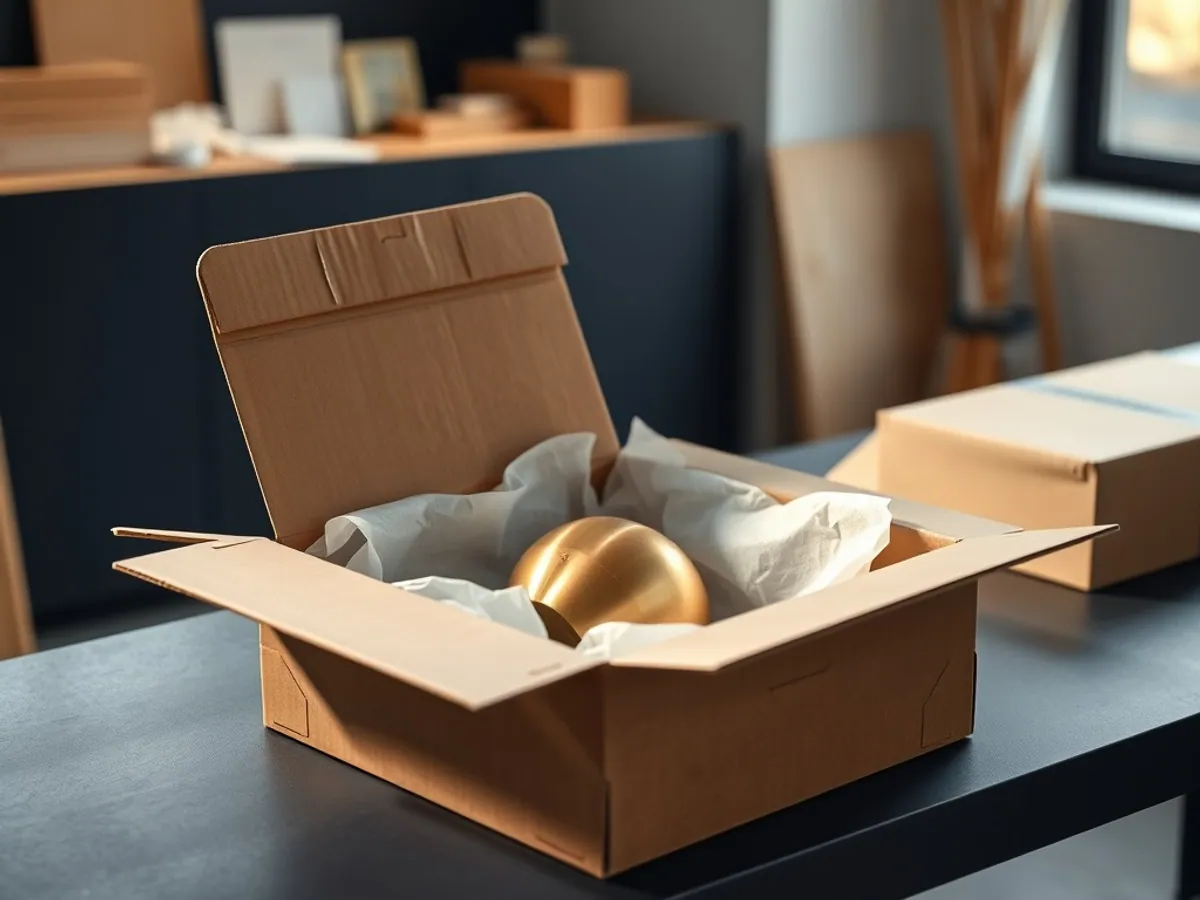 Glassware in export-grade protective packaging