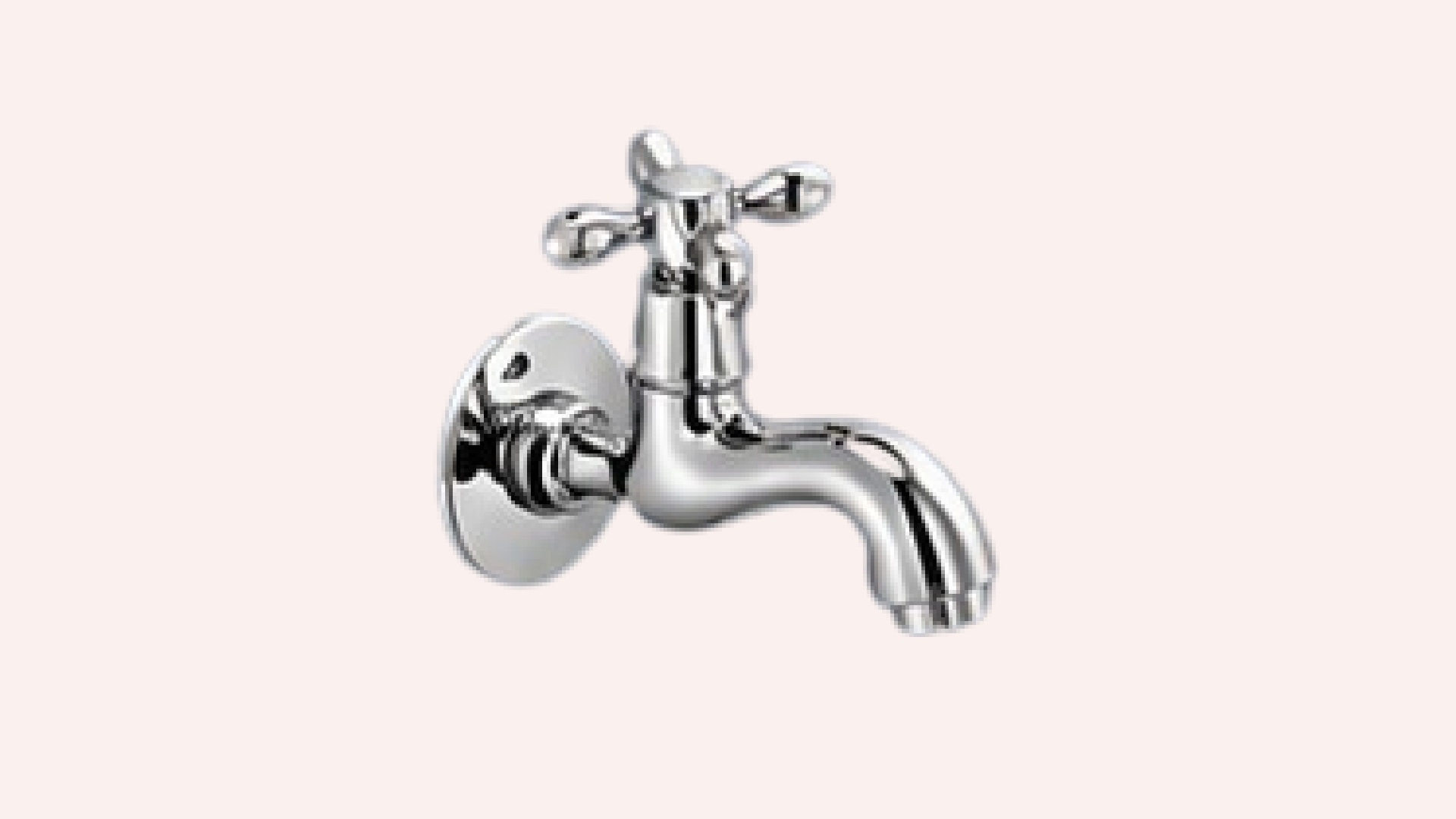 A-1001 Bib Cock with Flange