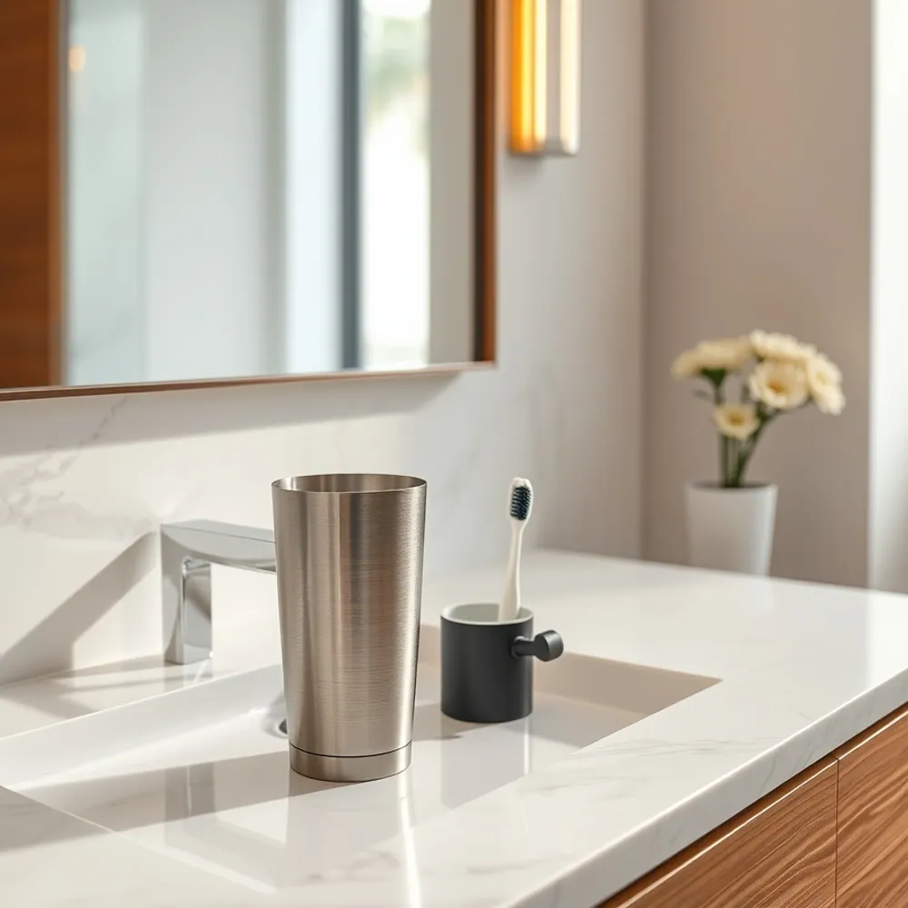 Tumbler & Toothbrush Holder detail 2
