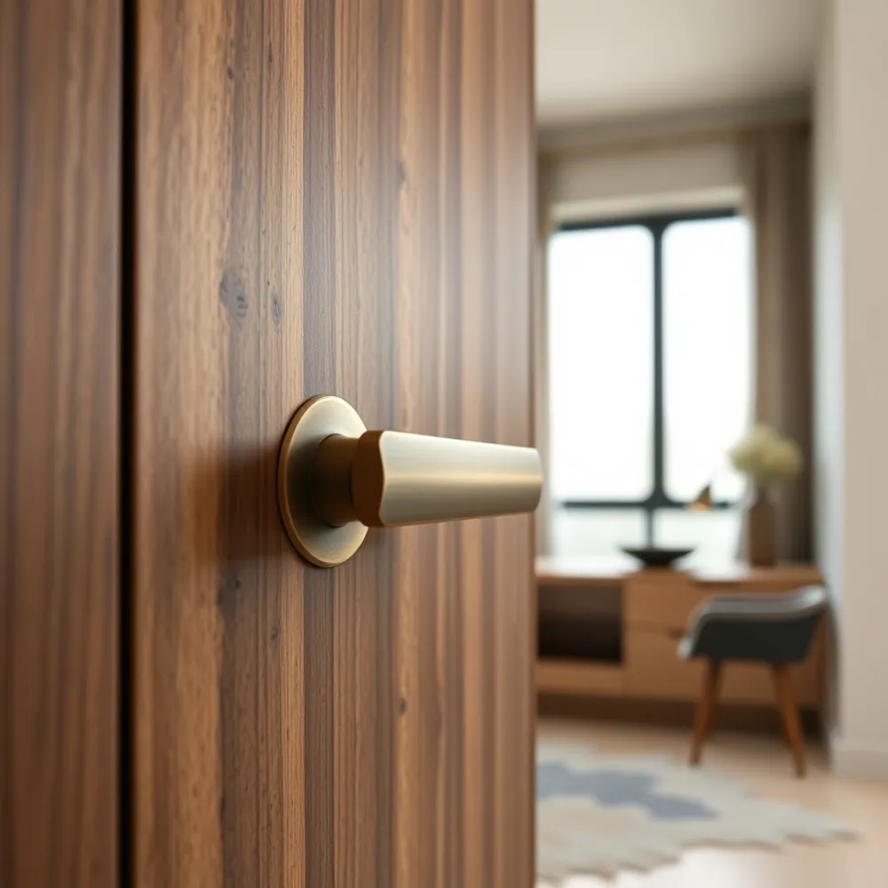 Antique Brass Pull Handle detail 3