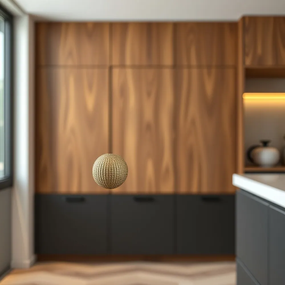 Knurled Brass Drawer Handle detail 2