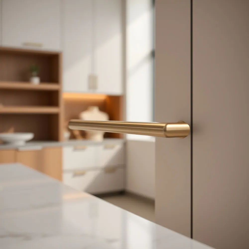 Solid Brass T-Bar Handle detail 2