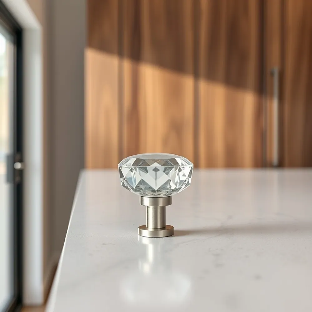 Faceted Crystal-Top Knob detail 1