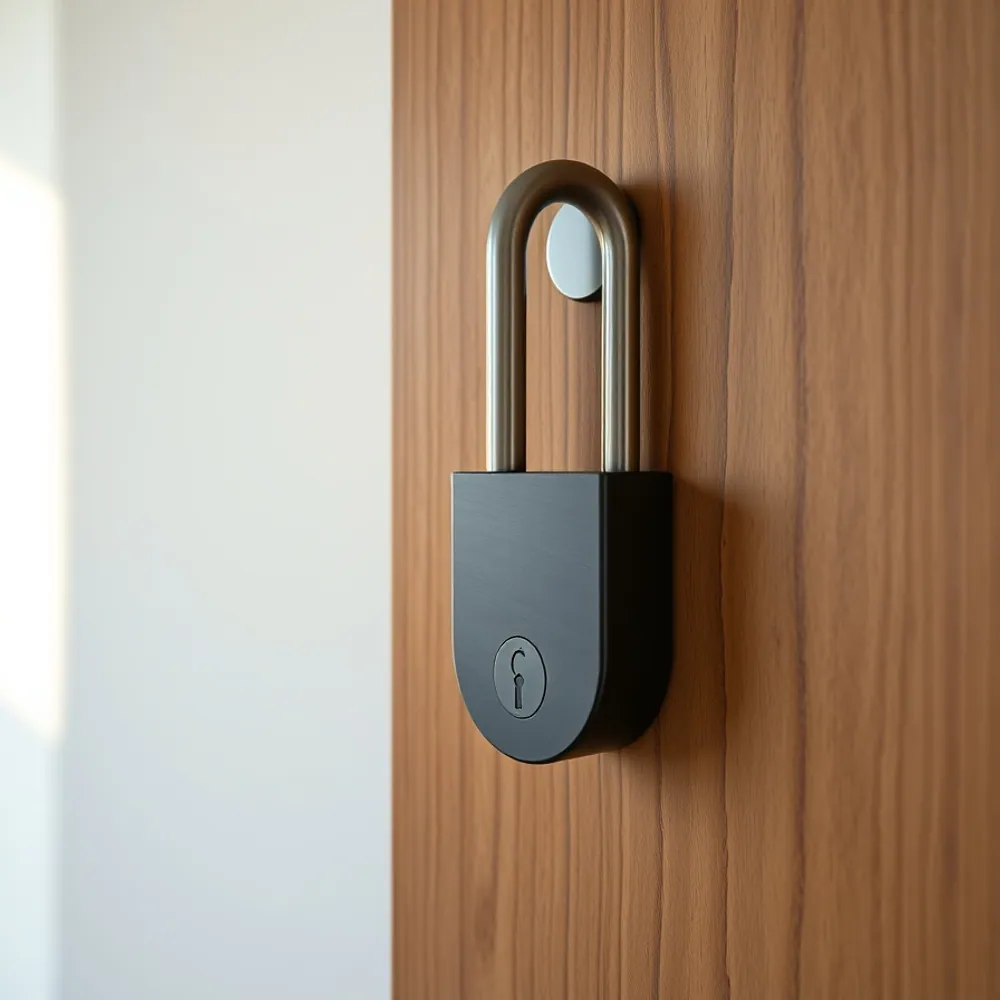 Hardened Steel Padlock detail 2