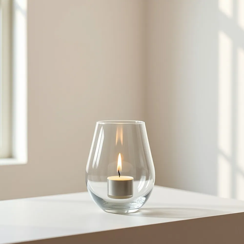 Blown-Glass Candle Holder detail 3