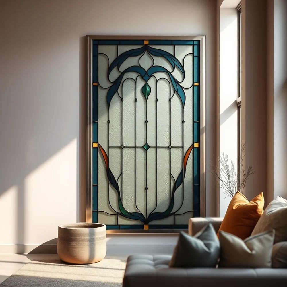 Stained-Glass Wall Panel detail 1