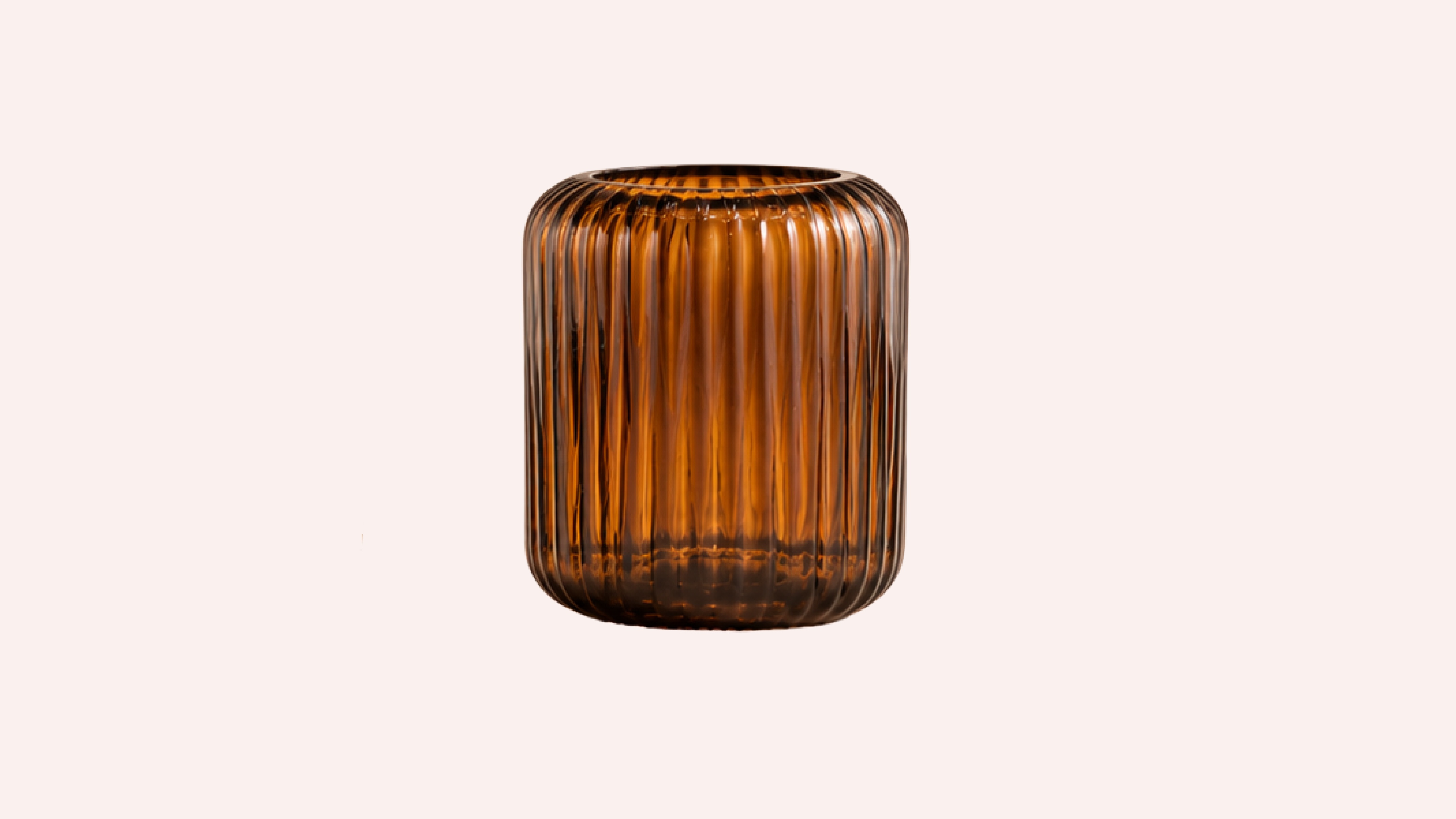Tall Green Textured Glass Vase
