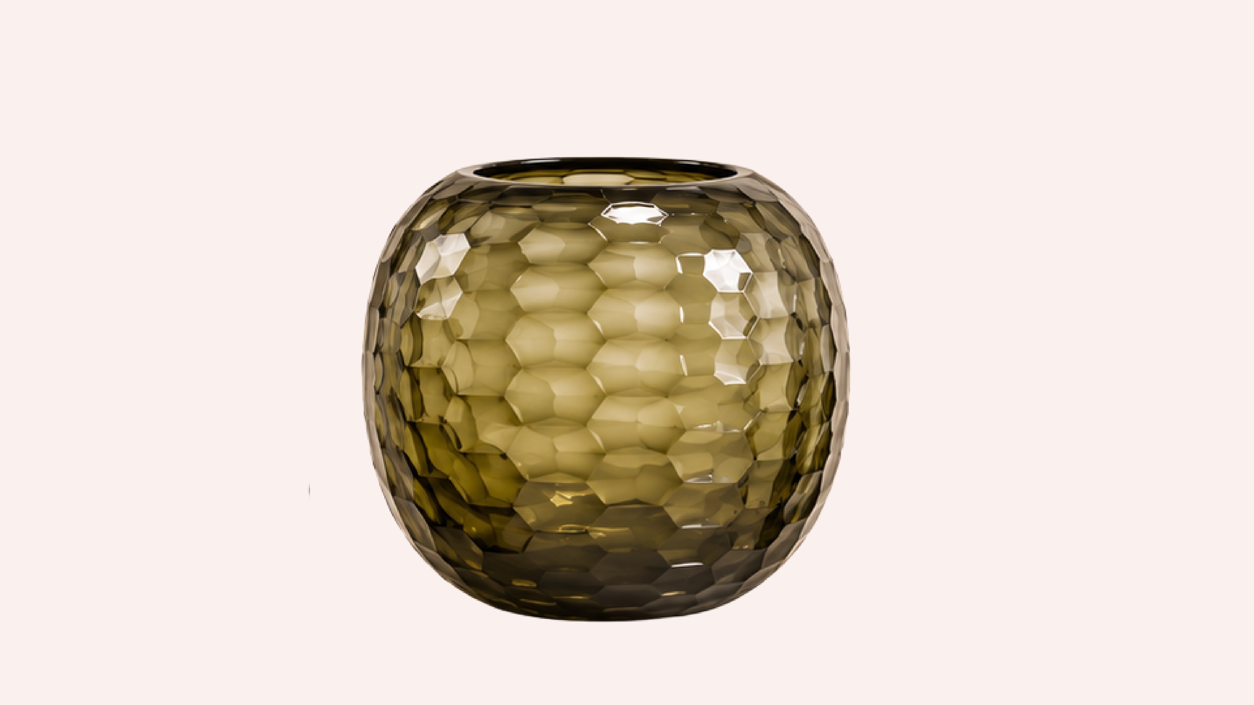 Amethyst Purple Swirl Glass Vase