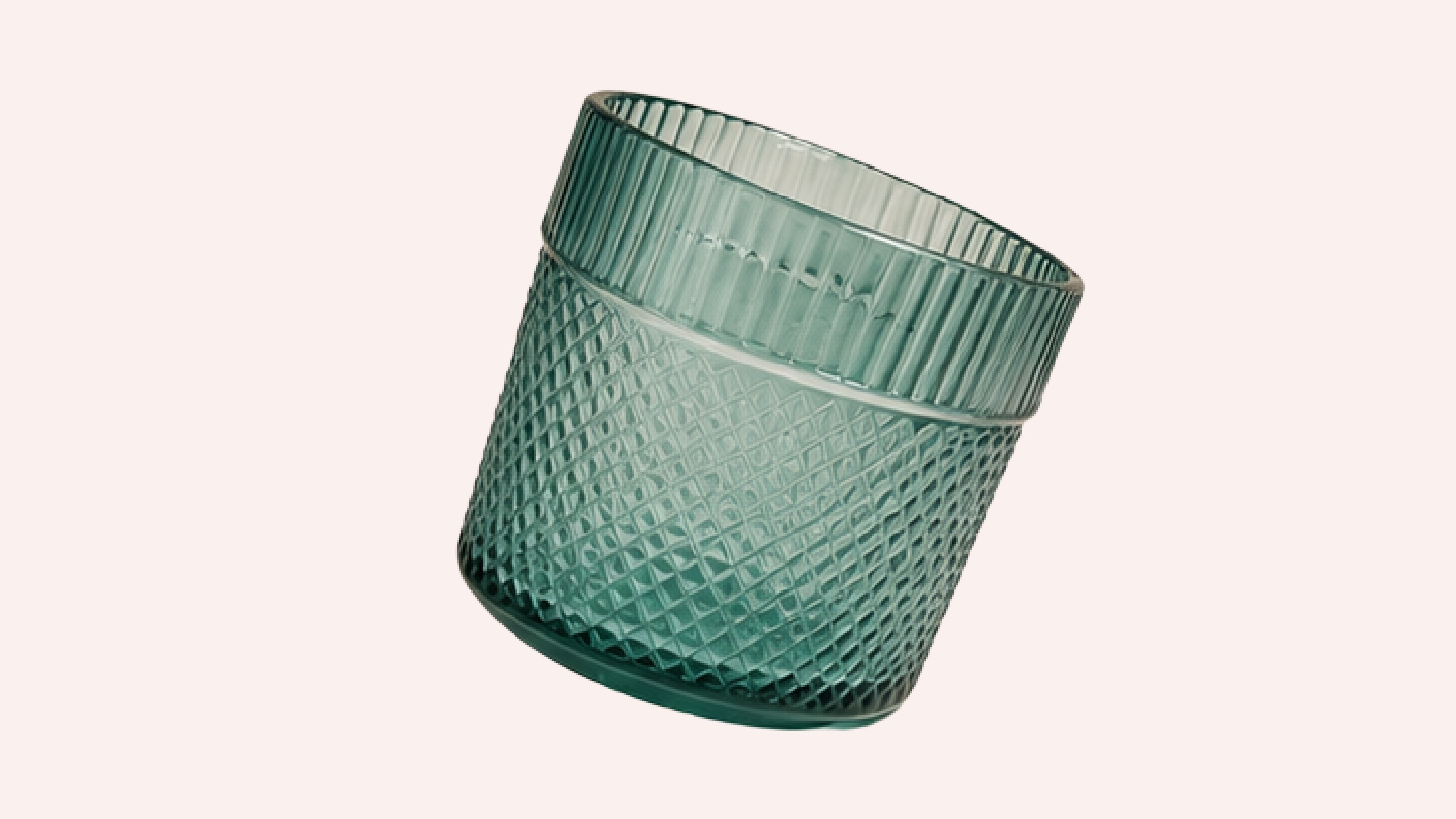 Clear Diamond Crystal Vase