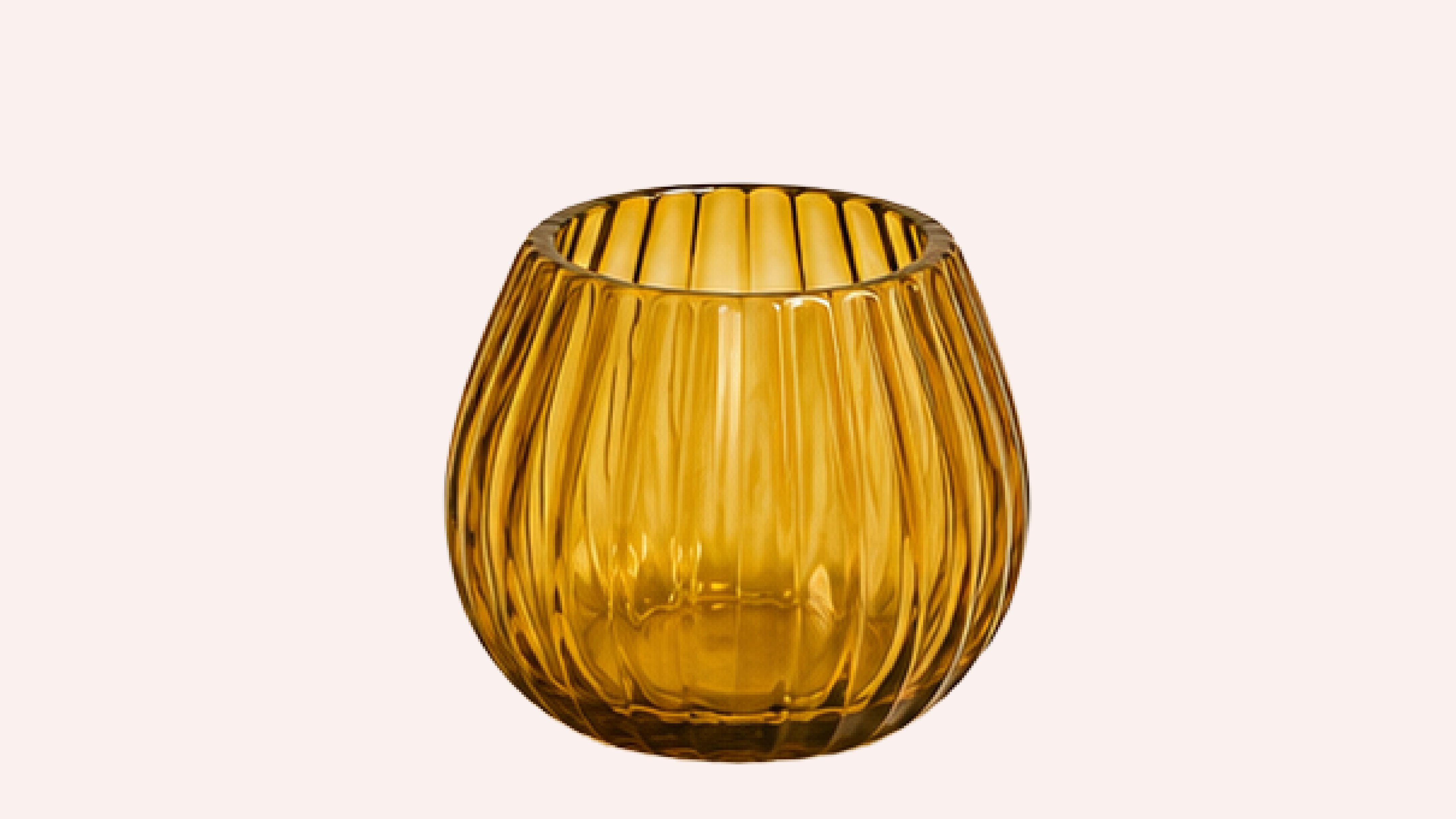 Metallic Bronze Swirl Trumpet Vase
