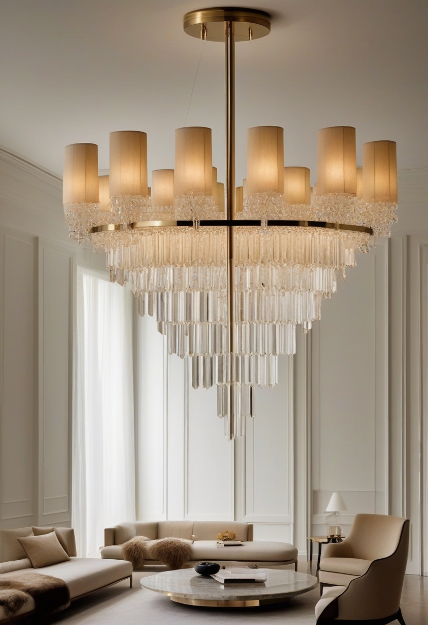 LT-004 Photon Rain Chandelier