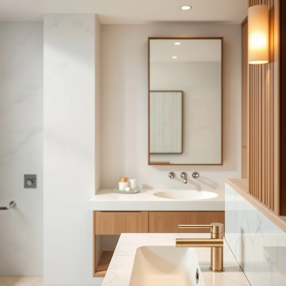 Brass Towel Hook Rail detail 2
