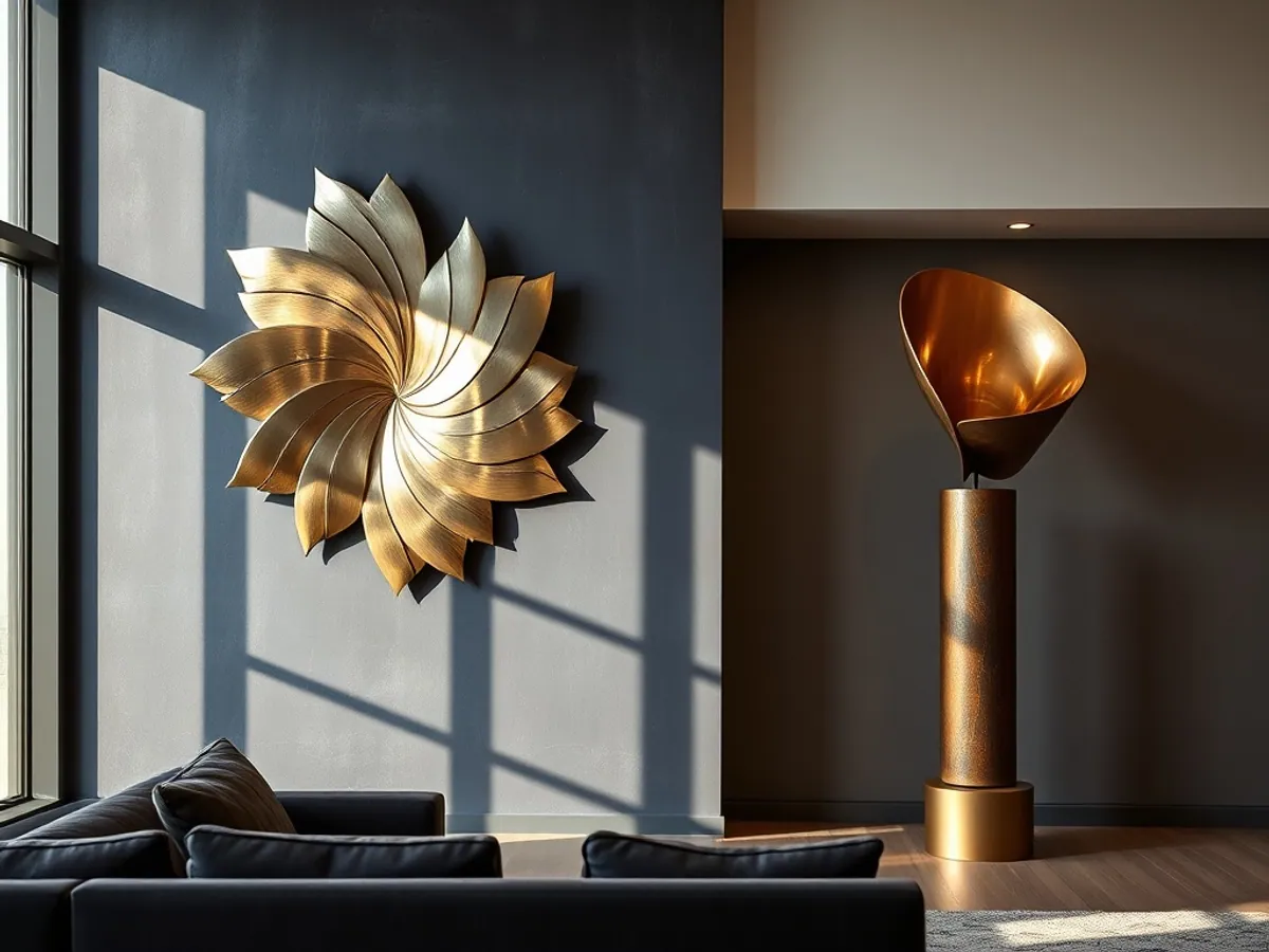 Metal Art Ware styled in a premium interior setting